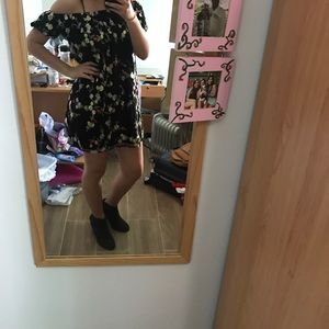 Urban Outfitters Floral black dress